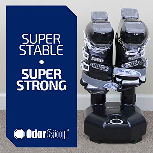 OdorStop Boot and Shoe Dryer and Deodorizer with Heat and High Output Fan (2 Boot) - Thumbnail 4