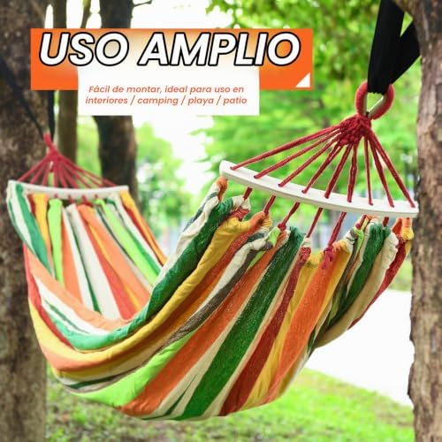 Rede de viagem ultraleve para campismo, capacidade de carga de 300 kg (250 x 150 cm) Rede de secagem rápida (vermelho)