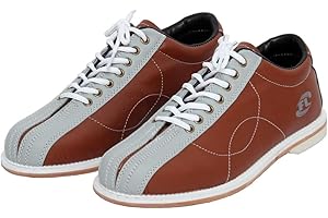 SDEQA Mens Professional Bowling Shoes Lawn Bowling Trainers Casual Fashion for Beginners Bowling Indoor Outdoor Right