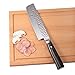 Hecef Upgraded Culinary Nakiri Knife-High Carbon Stainless Steel Hammered Finished Blade with Pakkawood Handle, Japanese Cooking Knife,7 inch (Nakiri Knife 2)