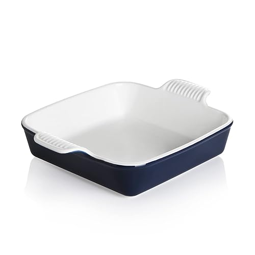 Sweejar Ceramic Baking Dish, x Cake Baking Pan for Brownie