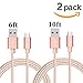 Asstar, Compatible Micro USB Charging Cable Cord Nylon Braided Extra Long Replacement for Sumsung Galaxy, HTC, Huawei, LG, HTC, Motorola and Other Tablet Charging Charge Cord Cable (6ft 10ft)[2 Pack]