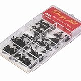 WAWO Black French Nail Art Wrap UV Gel Acylic Tips 145*77mm by Nails gaga