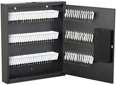 Fire King Hercules Key Cabinets E-Lock, 120-Key, Steel, Silver Vein - KE1502120