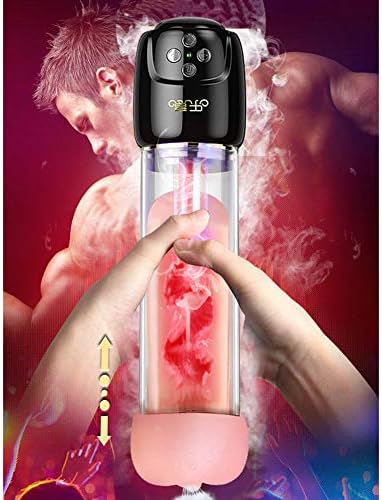 Love Love Toy Men Couple Enlarge Pump Auto Operating Device Vacuum Pump Men Couple Penǐsgrowth Pump Electric Penǐsextender Length Device Men Couple's Training Electric Penǐsgrowth Vacuum Pump YNCJJKO