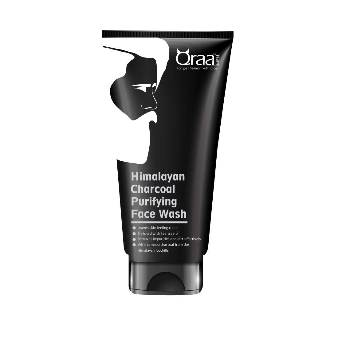 Buy Qraa Men Himalayan Activated Bamboo Charcoal Purifying Face Wash