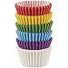 Wilton 150 Count Rainbow Mini Cupcake Liners