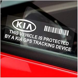 Platinum Place 5 x PPKIAGPS GPS Tracking Device Beveiliging WINDOW Stickers 87x30mm-Auto, Van Alarm Tracker