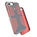 Speck Products 79242-B994 CandyShell Grip Cell Phone Case for iPhone 7 Plus - Nickel Grey/Warning Orange