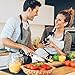 Chef Knife, VIPON 8 inch High Carbon Stainless Steel Kitchen Knife Ergonomic Handle Durable Blade Sharp Butcher Knife with Guard&Gift Box