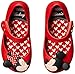 Mini Melissa Ultragirl Disney Twins BB Mary Jane Shoe (Toddler), Red, 7 M US Toddler