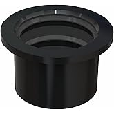 YMSdrain 2 Inch Drain Base Rubber Seal/Rubber Gasket Compatible for No Hub Linear Drains, Easy to Install for Square and Line