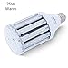 25W Warm White LED Corn Light Bulb for Indoor Outdoor Large Area - E26 Socket 2500Lm 3200k,for Home Street Lamp Post Lighting Garage Factory Warehouse High Bay Barn Porch Backyard Garden Super Bright