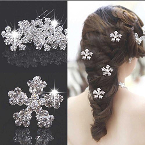 Nero Vintage Wedding Hair Accessories for Women, Bridal Hair Pins with Rhinestone (4 Set)
