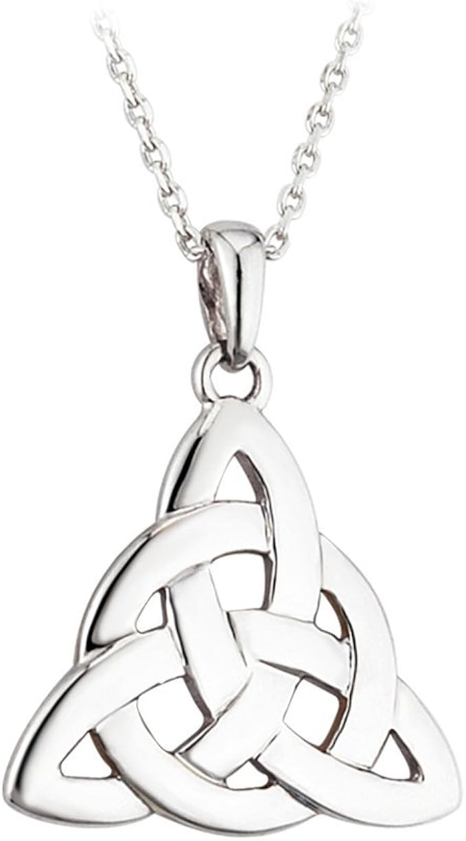 Celtic Knot Necklace Sterling Silver 