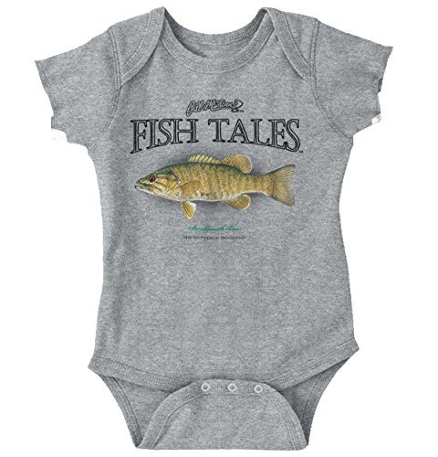 Smallmouth Bass Fish Sporting Goods Cool Graphic Fishing Onesie Bodysuit
