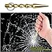 Odowalker Self Defense Keychain Kubaton Solid Key Chain Tactical Pen Window Breaker Self-Protection Stick Personal Protection (Brass)