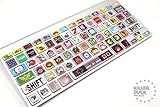 Macbook Keyboard Video Game Skin / Vinyl Decals