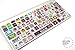 Macbook Keyboard Video Game Skin / Vinyl Decals