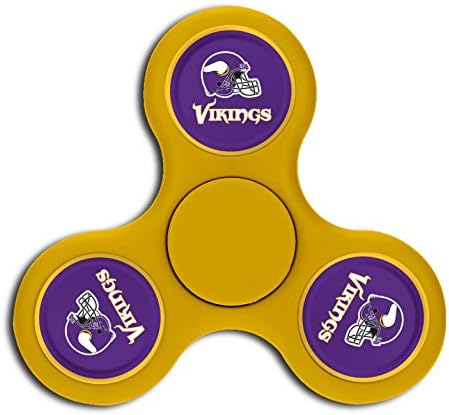 Fashion Vikings Football League Helmet High-speed Peg-tops Finger Fidget Spinner Hand Safety Toy for Relieve Stress