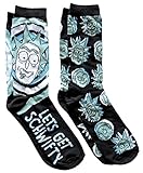 Rick And Morty 2 Pack Casual Crew Socks (RM2)