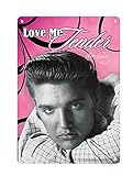 Elvis Presley 8x11.5 Tin Sign Love Me Tender