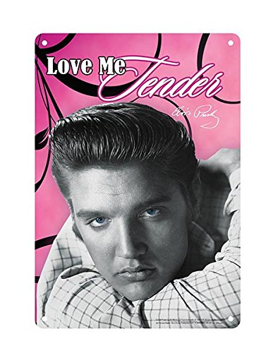 Elvis Presley 8x11.5 Tin Sign Love Me Tender