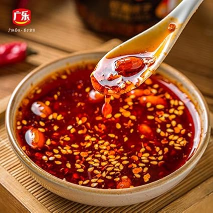 Amazon Com oyeo 油泼辣子红油辣椒油超辣248g四川特产辣椒酱香辣凉拌调料拌菜 Grocery Gourmet Food