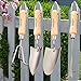 YAPASPT Gardening Tools – 4 Piece Heavy Duty Garden Hand Kit – Rust Resistant Garden Tool Sets with Trowel Cultivator Weeder for Flower and Vegetable Plants Carethumb 2