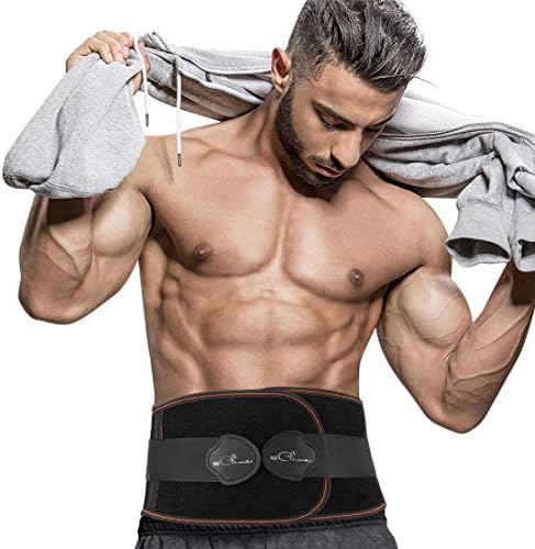 Lumbar Back Brace Support for Lower Back Pain Relief, Waist Trainer Trimmer for Men Women - Adjustable Back Straps for Sciatica, Spinal Stenosis, Scoliosis or Herniated Disc