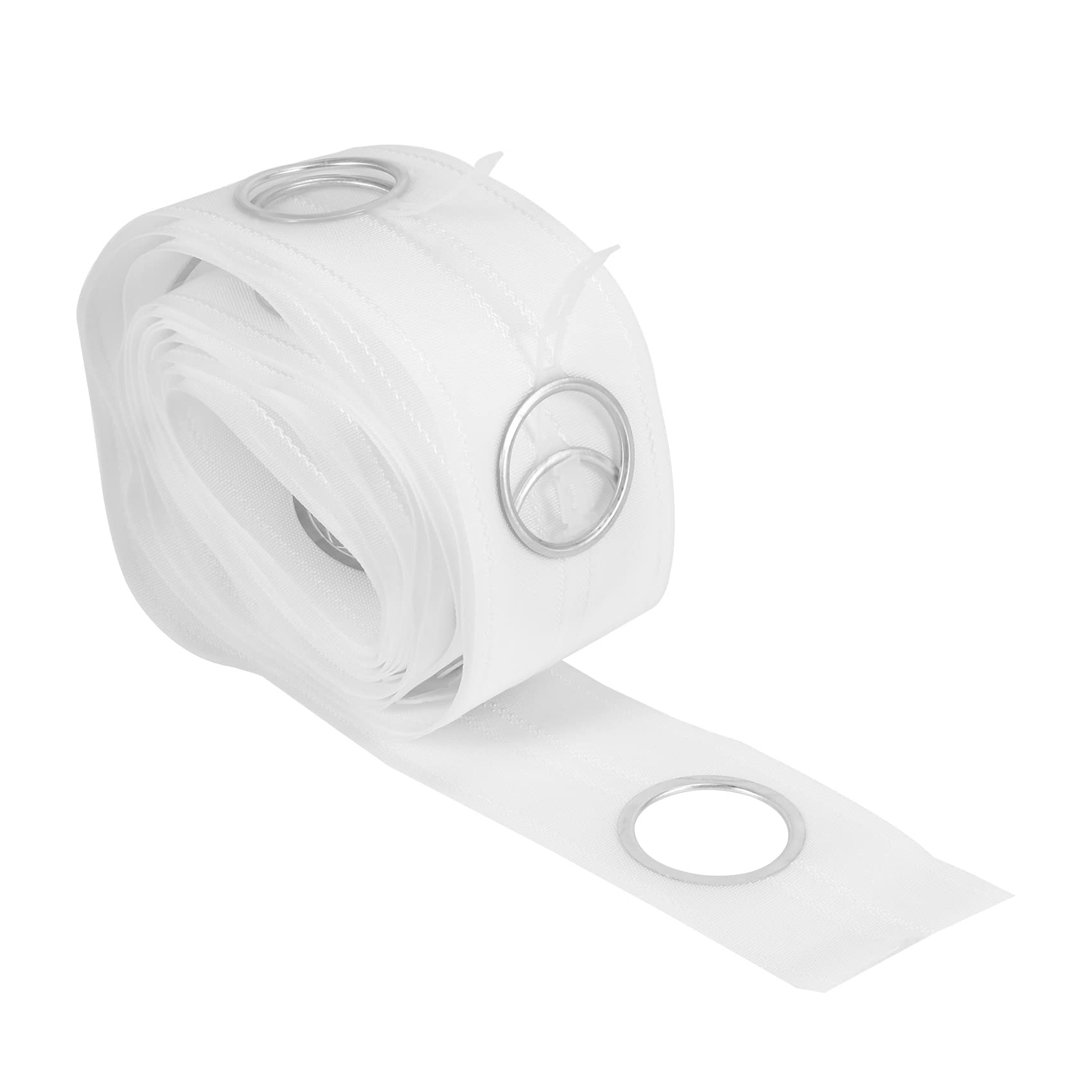 Dropfree 5M Eyelet Curtain Tape 40 Rings Accessories Sewing Silver Curtains Blinds New