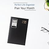 1ABOVE 2026 A4 Day-to-Page Diary Premium Hardcover Daily Planner Black view 9