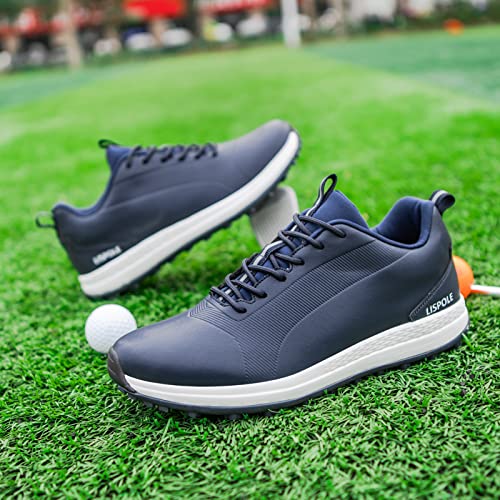 EIKUINV Spikeless Waterproof Mens Golf Shoes Comfort Breathable Golf