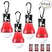 DealBang Outdoor Camping Lights and Lanterns, Pop Up Tent LED Light for Party,Kids (Pack of 4, Red)