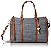 Fossil Kendall Large Satchel Satchel Bag, Chambray, One Size