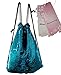 Winmany Mermaid Sequin Drawstring Backpack Glittering Reversible Dance Bag Sports Backpack Bag Outdoor Shoulder Bag