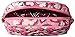 Vera Bradley Women's Cotton Medium Zip Cosmetic Makeup Organizer Bag, Blush Pink, One Size