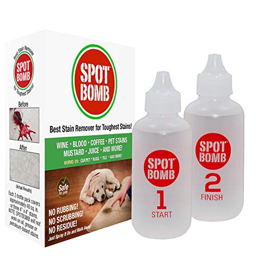 SPOTBOMB Industrial Strength Stain Remover for Carpet, Rugs, Tile and More (Pet Safe) Removes Urine, Feces, Blood, Wine, Coffee, & All Organic Stains, Deep Cleans & Removes Odor - Made in USA - Thumbnail 6