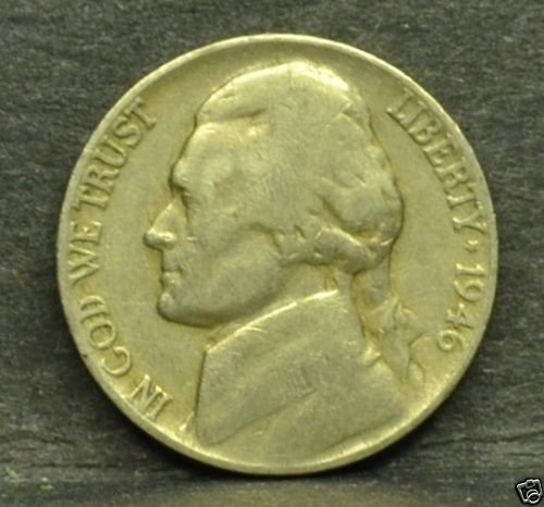 1946-S Jefferson Nickel -- Very Good