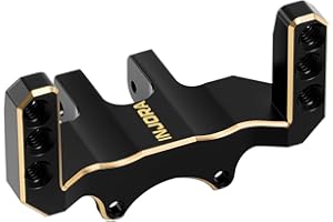 INJORA Black Coating Brass Servo Mount for 1/24 SCX24 Upgrade