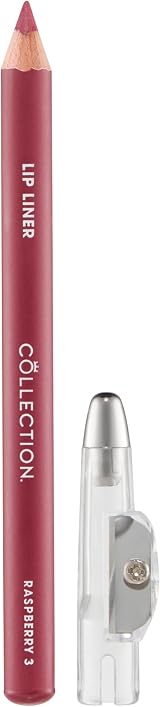 Collection Cosmetics Long Lasting Lip Liner Raspberry with Sharpener view 2