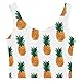 Women's Multi Digital Printed Crop Vest Tank Tops (Pineapple), One size