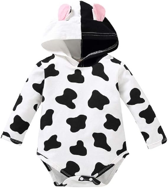 Amazon Co Jp ベビー服 新生児 牛 うし 干支 着ぐるみ 長袖 コスチューム 帽子付き 可愛い 男の子 女の子 出産祝い お正月 記念撮影 プレゼント 四季兼用 服 ファッション小物