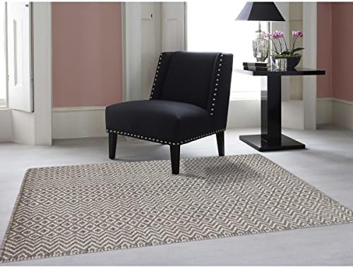 Magi Hand-Woven Broadmoor Beige Wool and Cotton Durry Area Rug (8' x 10')