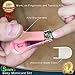 Top Rated Baby Nail Clippers Set with Scissors and Nasal Tweezer in the USA Simple Ergonomic Versatile Unisex Child Toddler Grooming & Healthcare Kit and Shower Gift (Pink)