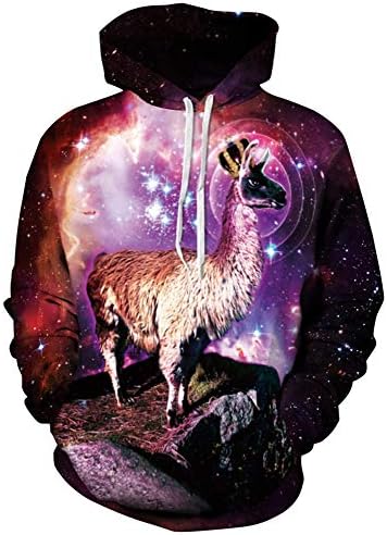 NAYINLAN Women Kids Girls Rainbow Unicorn Print Pullover Hoodies Sweatshirt