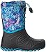 Merrell Snow Quest Lite WTRPF Waterproof Snow Boot (Little Kid/Big Kid), Grey/Print/Turquoise, 5 M US Big Kid