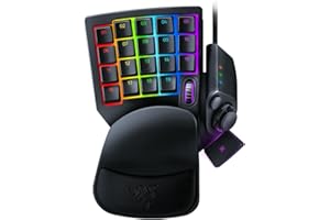 Razer Tartarus Pro Gaming Keypad: Analog-Optical Key Switches - Rapid Trigger - Adjustable Actuation - 32 Programmable Keys -