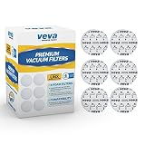 VEVA Premium Vacuum Filter Set with 6 Foam Filters 410044001 Parts for Hoover Linx Cordless Hand Stick Model BH50010, 50015, 50020, 50030 & SH20030