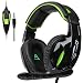 SUPSOO G813 PS4 Gaming Headset for Xbox One Over Ear Headphones with Mic LED Lights Noise-canceling Microphone for Xbox One, Xbox One S,PS4, PS4 PRO, Laptop Mac Tablet
